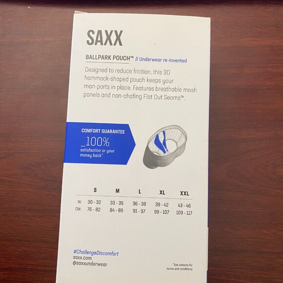 Saxx Ultra 2 pack Boxer Briefs Ultimate Comfort Navy & Black - Picture 3 of 3